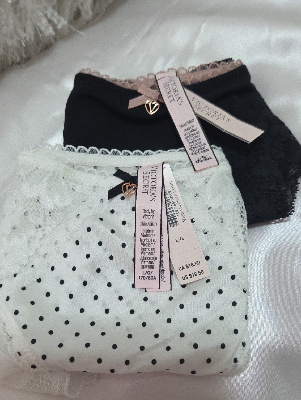 Bundle 2pcs Victoria’s Secret Body By Victoria Bikini Size Large-New w Tag